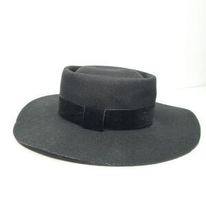 Zertrue black fedora hat size medium